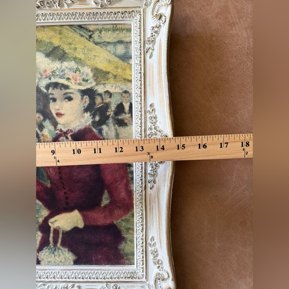 Impressionist Cherry Jeffe Huldah Framed Print Cafe Promenade Illinois Moulding - Picture 4 of 5